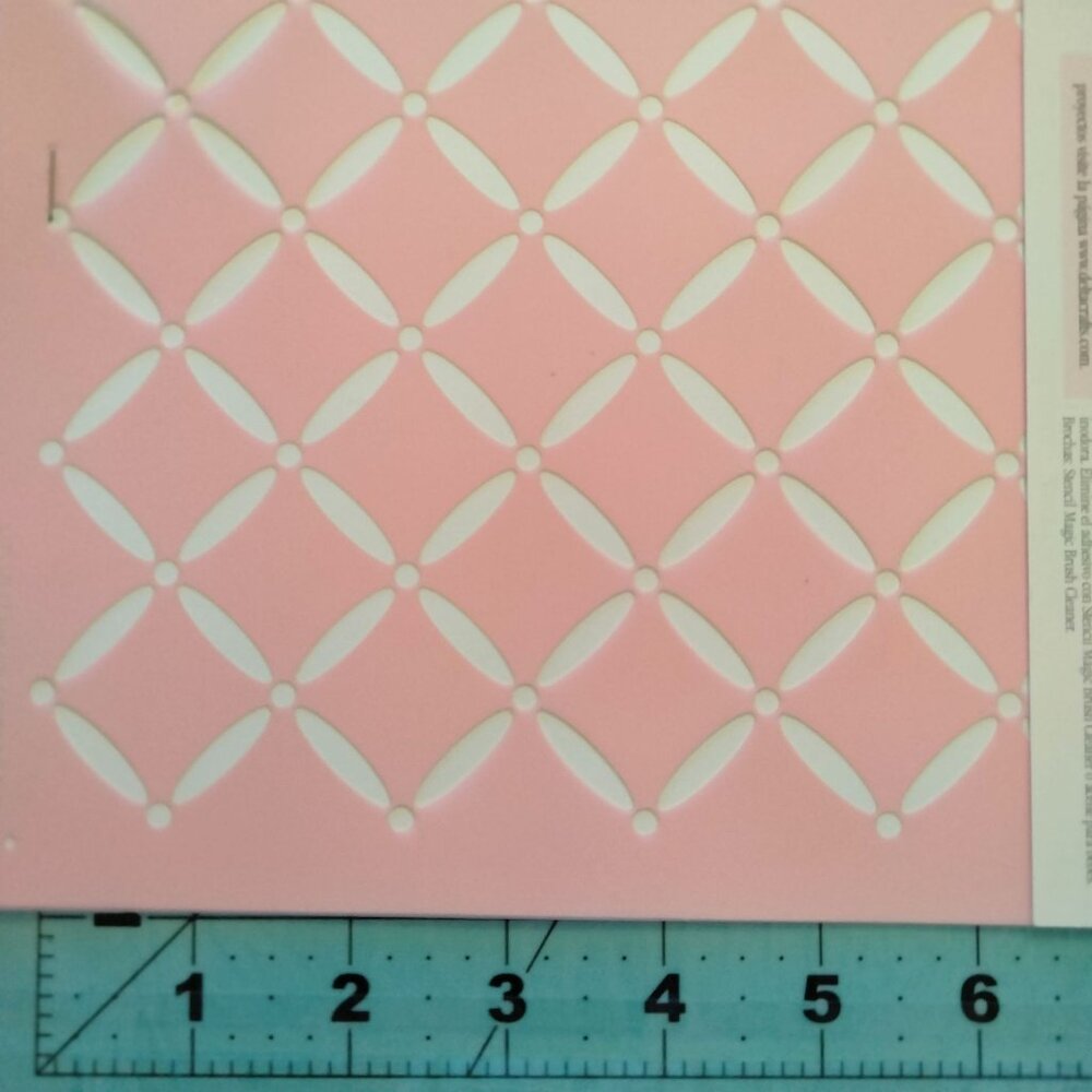 Delta Stencil Magic One Step Background Quilted Crafting - Picture 3 of 9